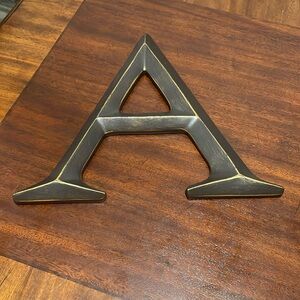 Letter A Decoration